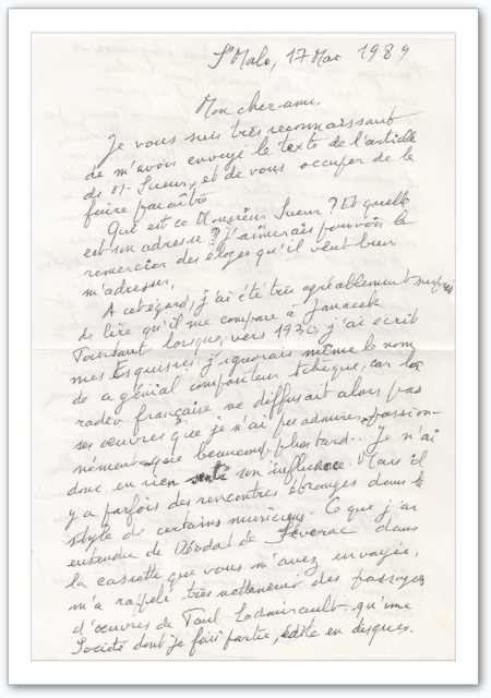 Hippolyte Corbes à Yvon Bourrel-17 mai 1989-verso