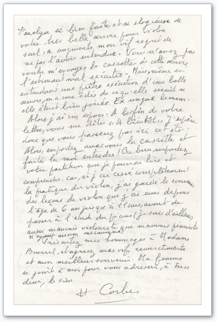 Hippolyte Corbes à Yvon Bourrel-17 mai 1989