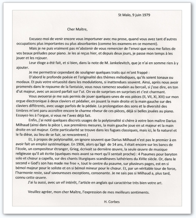 H. Corbes à Yvon Bourrel-09/06/1979 copie