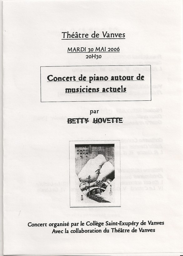 Concert 2006 Vanves